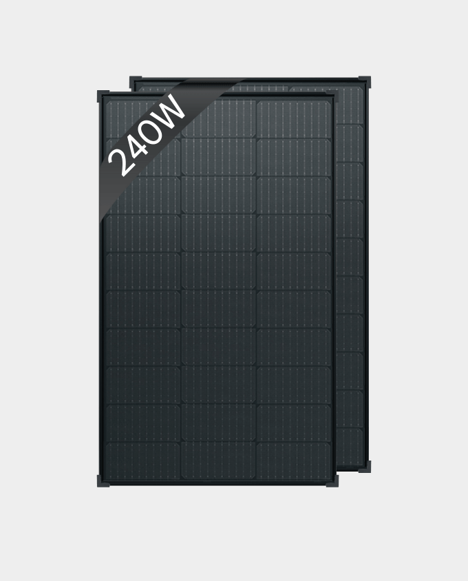 240w solar panel array