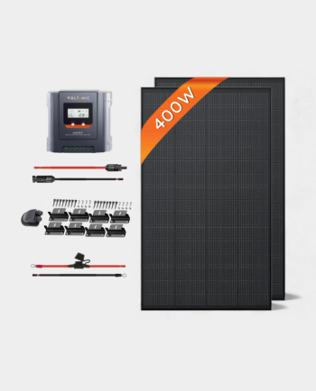 400W 12V MPPT All-Black Solar Panel Kit | 2x200W