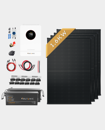 Deluxe 1.6kW Solar System with 4.2kW Hybrid Inverter 24V