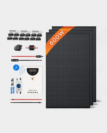 Max-Power 600W 12V/24V MPPT All-Black Solar Panel Kit