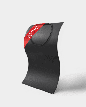 200W Solar Panel | 12V Flexible Black Monocrystalline HPBC