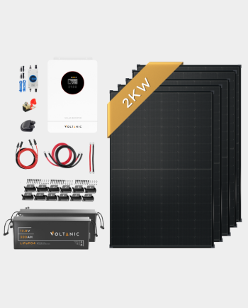 Deluxe 2kW Solar System with 4.2kW Hybrid Inverter 24V